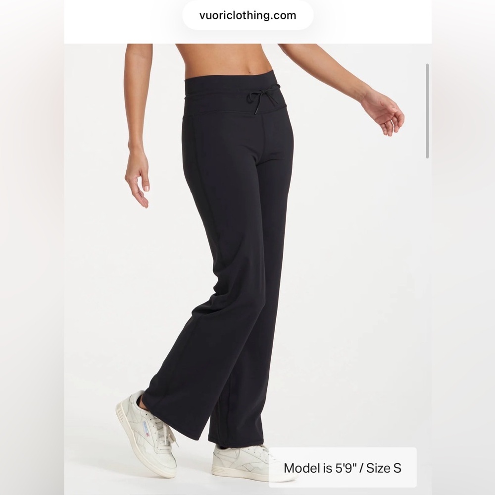 Vuori Daily Wideleg - Black XS